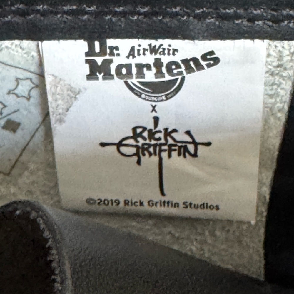 Dr Martens x Rick Griffins Eye 1460 Backhand Boot. M5/W6 - Picture 11 of 14
